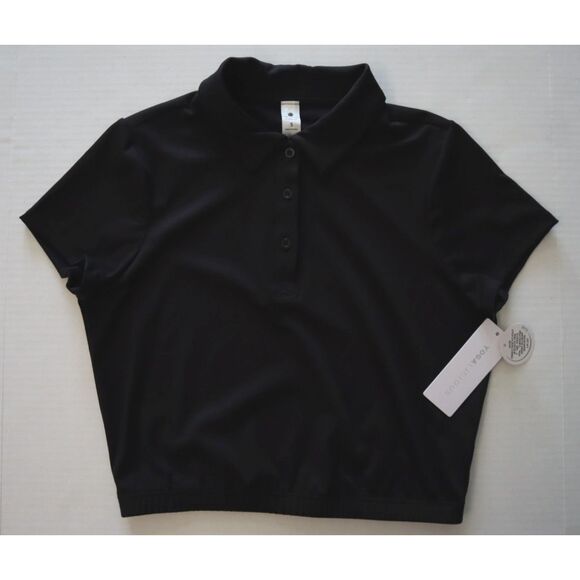 Yogalicious Sz S Black Lux Jane S/S Polo & Game Grace Tennis/Pickleball Skort - Picture 4 of 16